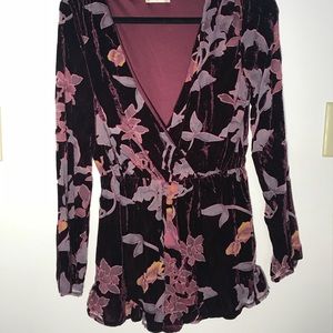 Altered State Velvet Romper